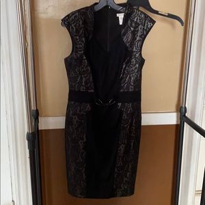Black lace dress